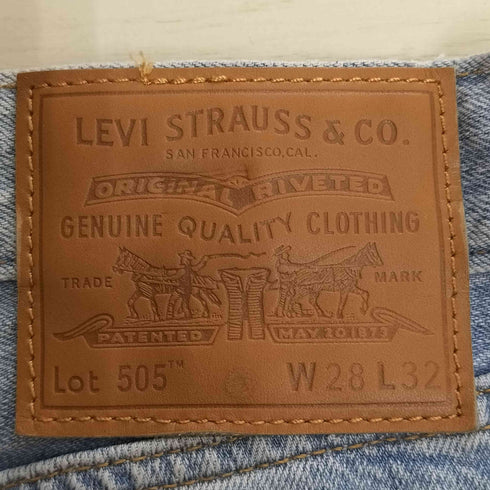 リーバイス Levis CLASSIC クラシック 505 ジップフライ ストレート デニムパンツ メンズ W28 L32