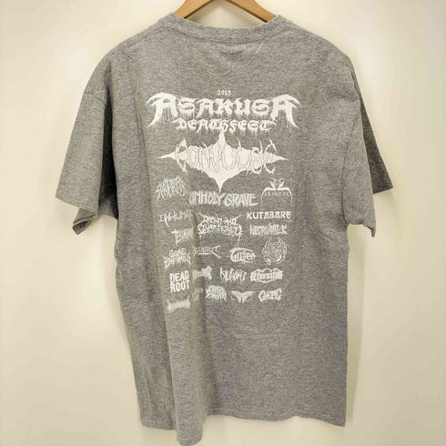 デスメタル フェス アートワーク プリント S/S Tシャツ メンズ import:L