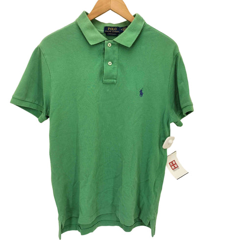 ポロラルフローレン POLO RALPH LAUREN CUSTOM SLIM FIT ポニー刺繍 ポロシャツ メンズ import:M