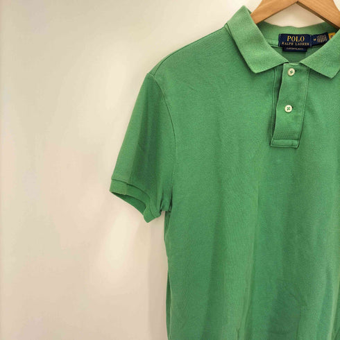 ポロラルフローレン POLO RALPH LAUREN CUSTOM SLIM FIT ポニー刺繍 ポロシャツ メンズ import:M