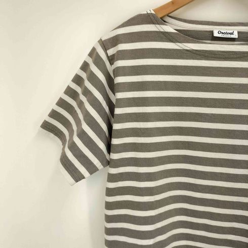 オーチバル ORCIVAL BOAT NECK SHORT SLEEVE ボートネック ショートスリーブ レディース JPN:2