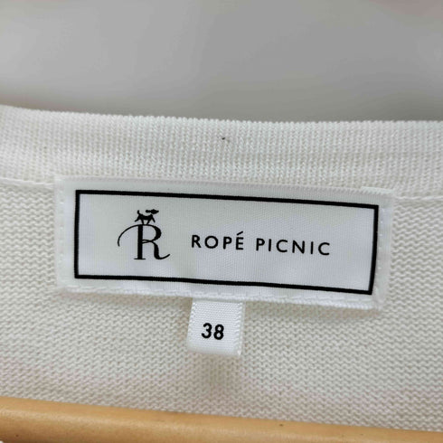 ロペピクニック Rope Picnic UV加工パール釦カーディガン レディース 38