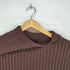 ザラ ZARA リブニット クロップドセーター レディース import:M