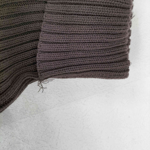 ザラ ZARA リブニット クロップドセーター レディース import:M