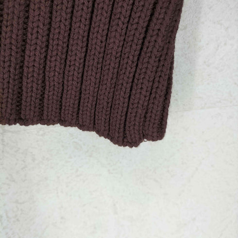 ザラ ZARA リブニット クロップドセーター レディース import:M