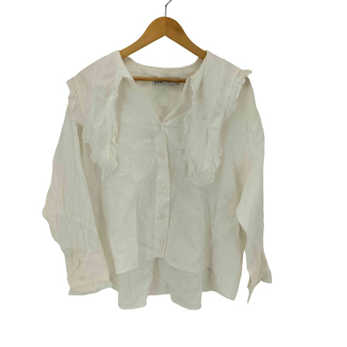 ザラ ZARA フリルブラウス レディース import:S