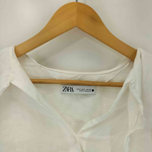 ザラ ZARA フリルブラウス レディース import:S