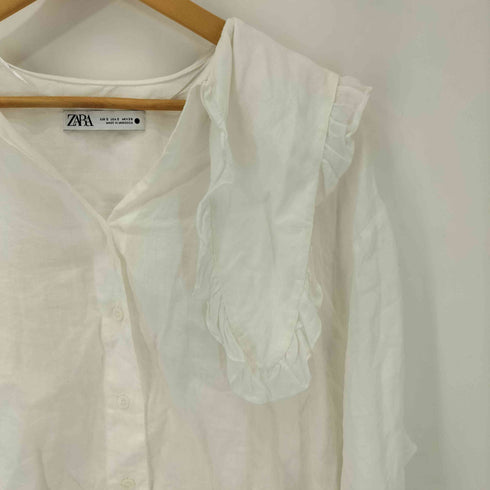 ザラ ZARA フリルブラウス レディース import:S