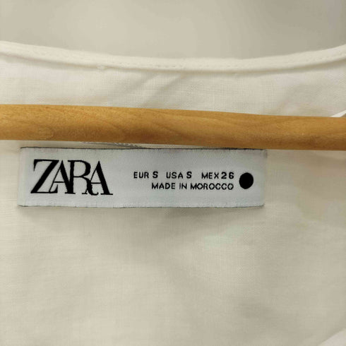 ザラ ZARA フリルブラウス レディース import:S