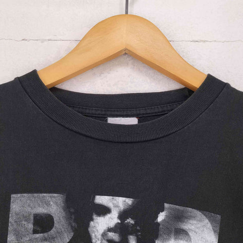 1999 袖裾シングル 両面プリントクルーネックTシャツ メンズ