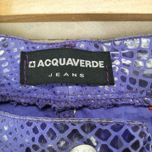 ACQUAVERDE クロコフレアパンツ レディース JPN:38