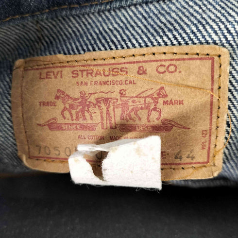 リーバイス Levis 70-80s USA製 4th デニムトラッカージャケット メンズ US:44