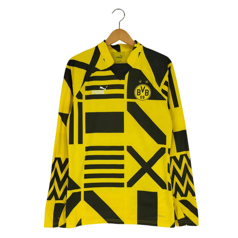 プーマ PUMA サッカークラブチームロゴ 22/23 プレマッチ ニットトップ メンズ import:S