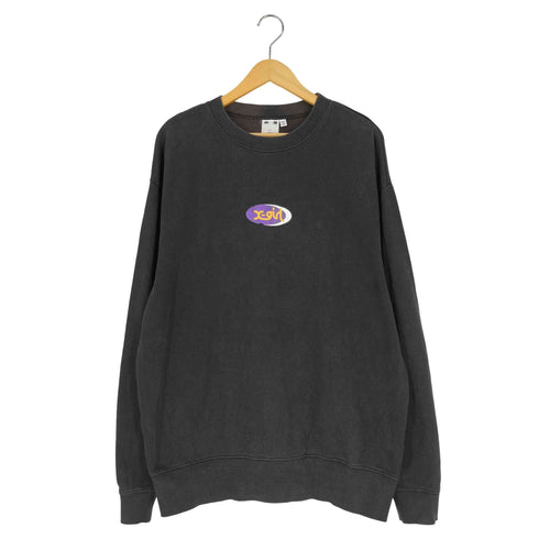 エックスガール X-girl JELLY OVAL LOGO SWEAT ロゴ スウェット レディース import:L