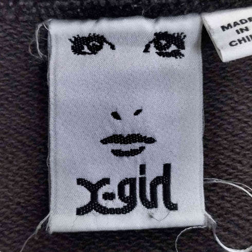 エックスガール X-girl JELLY OVAL LOGO SWEAT ロゴ スウェット レディース import:L
