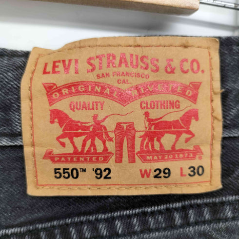 リーバイス Levis 550 ブラックデニム メンズ W29 L30