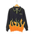 サプライヤー SUPPLIER FIRE PATTERN HALF ZIP KNIT メンズ JPN:M