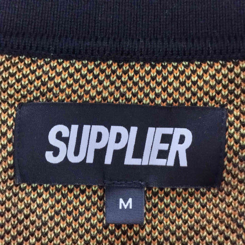 サプライヤー SUPPLIER FIRE PATTERN HALF ZIP KNIT メンズ JPN:M