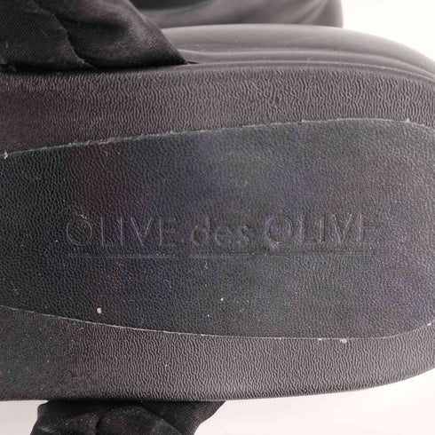 オリーブデオリーブ OLIVE des OLIVE オーガンシャーリングサンダル レディース JPN:L