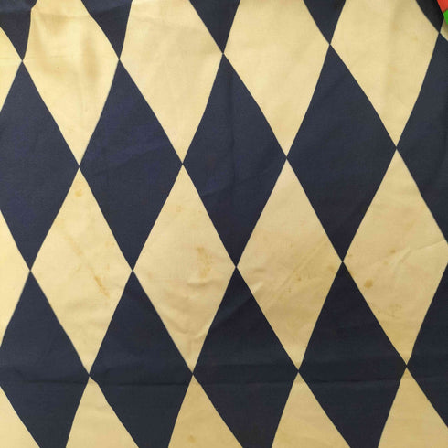 イヴサンローラン Yves Saint Laurent ダイヤ柄シルクスカーフ レディース