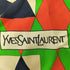 イヴサンローラン Yves Saint Laurent ダイヤ柄シルクスカーフ レディース