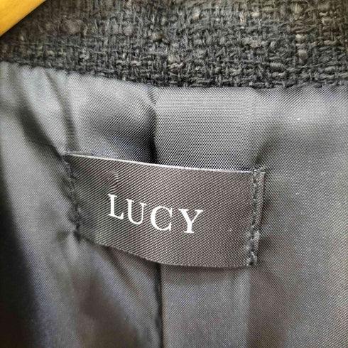 ルーシー Lucy ツイードダブルテーラードジャケット/ツイードバギースラックス セットアップ メンズ M