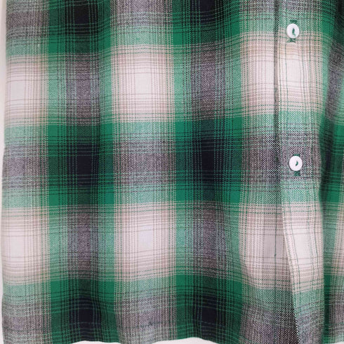 キャルトップ CALTOP USA製 L/S SHIRT オンブレチェック シャツ メンズ import:XL