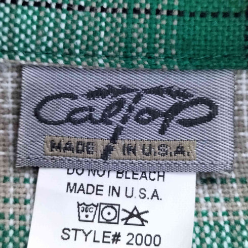 キャルトップ CALTOP USA製 L/S SHIRT オンブレチェック シャツ メンズ import:XL