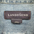 ランズエンド LANDS END 00s デニムワークシャツ メンズ L