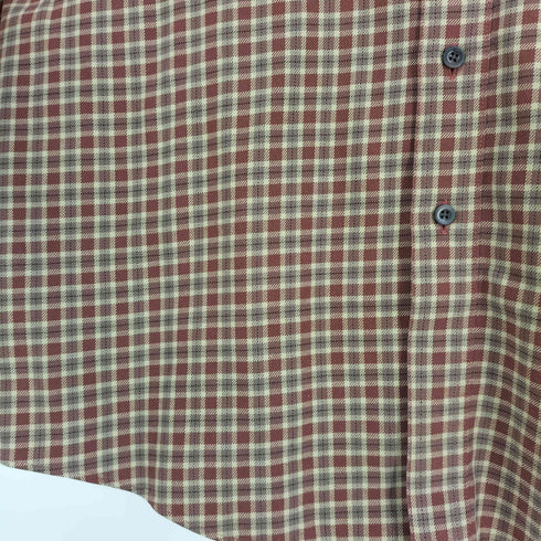 エルエルビーン L.L.Bean ブロックチェック ポケット コットン レギュラーカラー シャツ メンズ import:L
