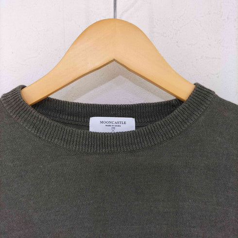 メーカーズシャツカマクラ Makers Shirt 鎌倉 MOONCASTLE リネンニットTシャツ メンズ JPN:46