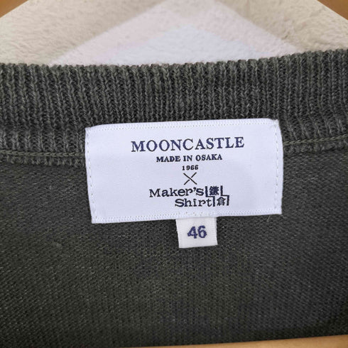 メーカーズシャツカマクラ Makers Shirt 鎌倉 MOONCASTLE リネンニットTシャツ メンズ JPN:46