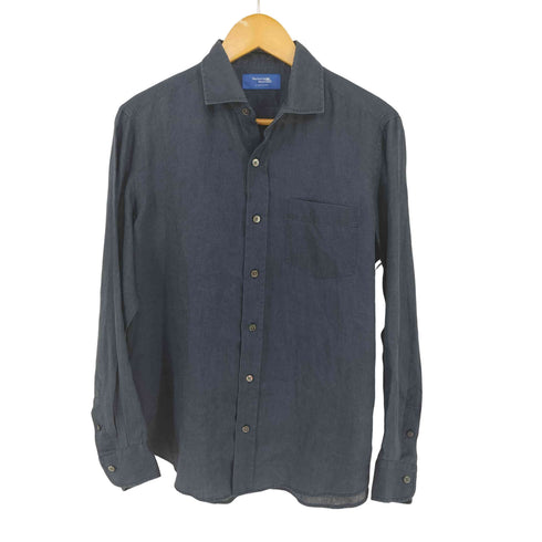 メーカーズシャツカマクラ Makers Shirt 鎌倉 カジュアルシャツ リネン前開き メンズ JPN:M