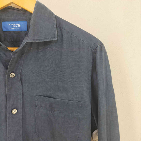 メーカーズシャツカマクラ Makers Shirt 鎌倉 カジュアルシャツ リネン前開き メンズ JPN:M