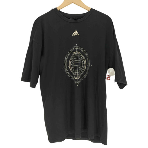 アディダス adidas ID TEE ロゴ 方位磁石 プリント S/S クルーネック Tシャツ メンズ O