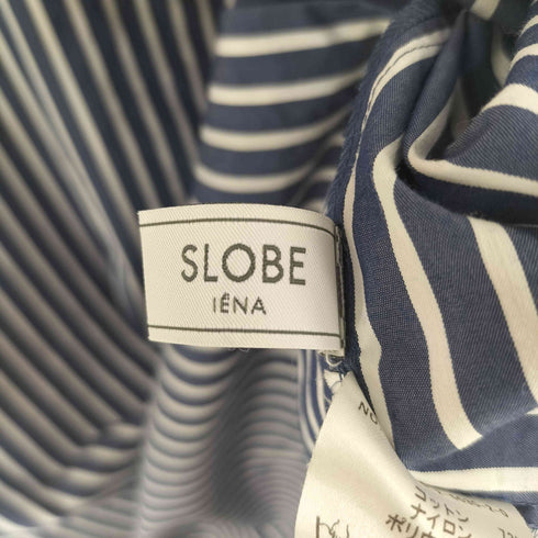 スローブイエナ SLOBE IENA ストライプスクエアワンピース レディース