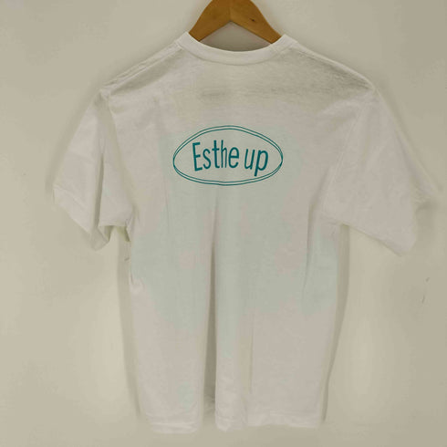 90s 企業ロゴ シングルステッチ プリントクルーネックTシャツ メンズ JPN:L