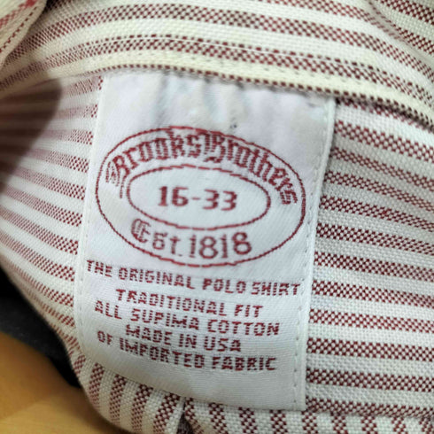 ブルックスブラザーズ BROOKS BROTHERS EST.1818 BD L/S ストライプシャツ メンズ 16-33