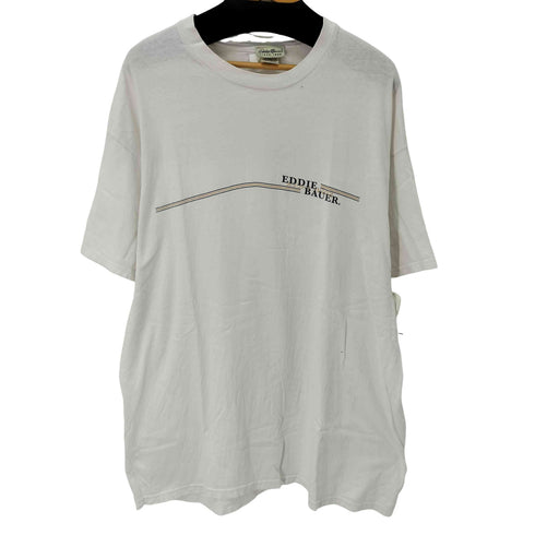 エディーバウアー Eddie Bauer フロントプリント S/S Tシャツ メンズ import:L
