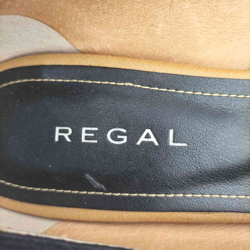 リーガル REGAL ウェッジソール オープントゥ パンプス レディース JPN:24