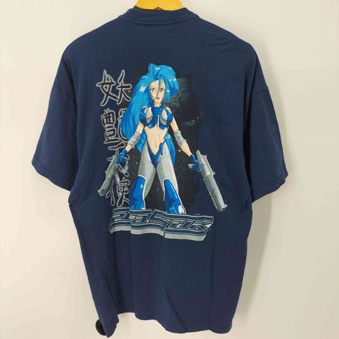 PLASTIK キャラクタープリントクルーネック S/S Tシャツ メンズ import:XL