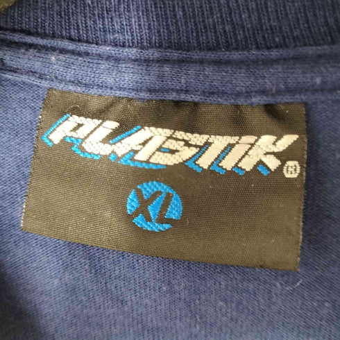 PLASTIK キャラクタープリントクルーネック S/S Tシャツ メンズ import:XL