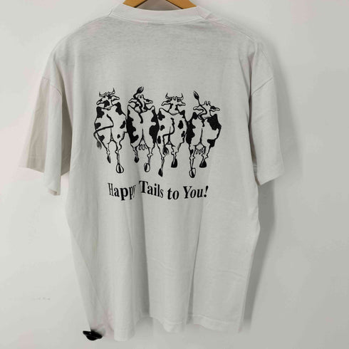 フルーツオブザルーム FRUIT OF THE LOOM 90S MADE IN USA シングルステッチ WISCONSIN 両面プリント S/S Tシャツ メンズ import:XL