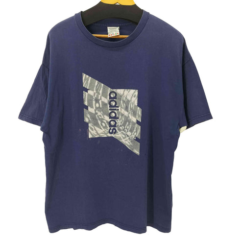 アディダス adidas 80S USA製 S/S フロントプリントTシャツ メンズ JPN:L