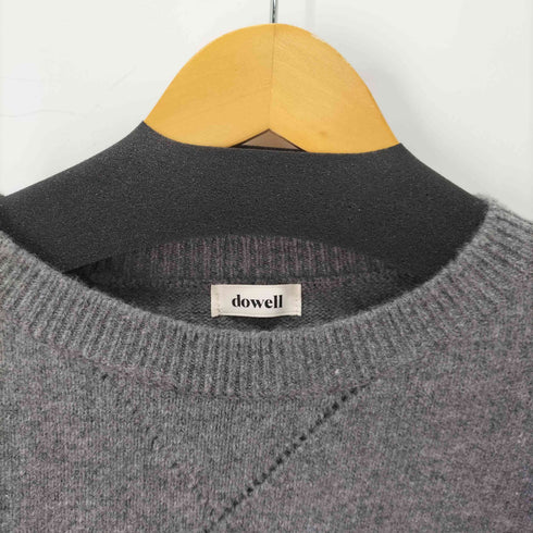 DOWELL デザインクロップドニット レディース