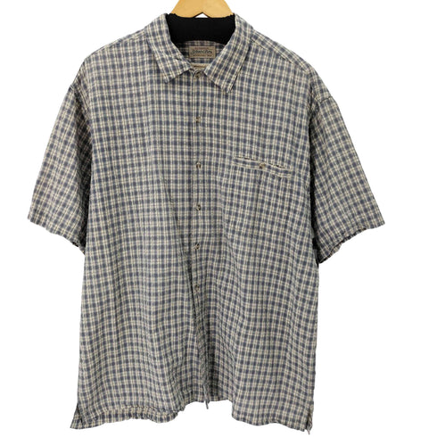 セントジョンズベイ STJOHNS BAY 90S S/S シアサッカーチェックシャツ メンズ JPN:L
