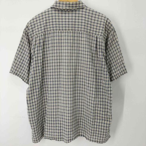 セントジョンズベイ STJOHNS BAY 90S S/S シアサッカーチェックシャツ メンズ JPN:L