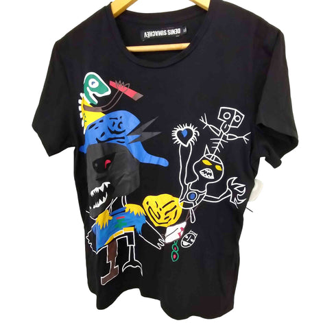 Denis Simachev プリントクルーネックTシャツ メンズ JPN:XL