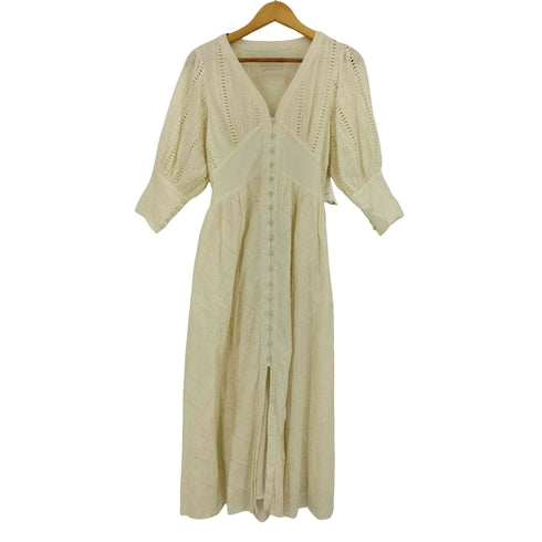 アメリ AMERI MEDI CRUMPLE COTTON LACE DRESS レディース