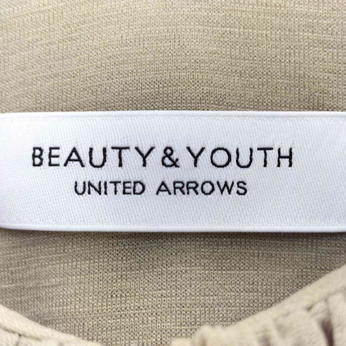 ビューティーアンドユースユナイテッドアローズ BEAUTY & YOUTH UNITED ARROWS ギャザーフレア Vネックノースリーブマキシワンピース レディース